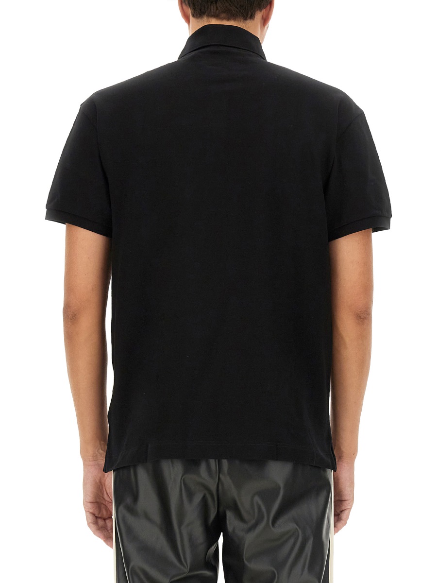 Palm Angels POLO WITH LOGO Zwart