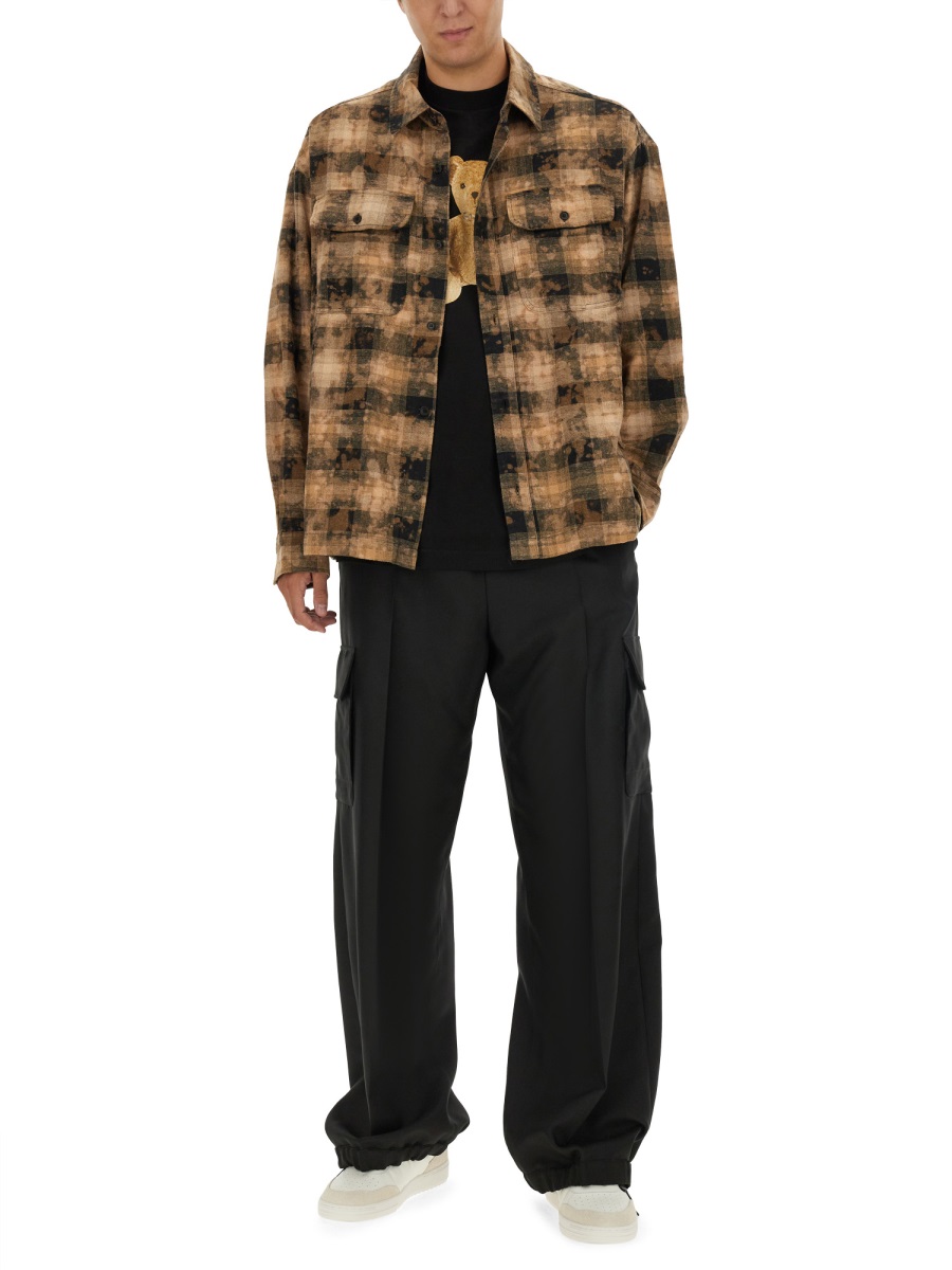 Palm Angels PLAID SHIRT Bruin