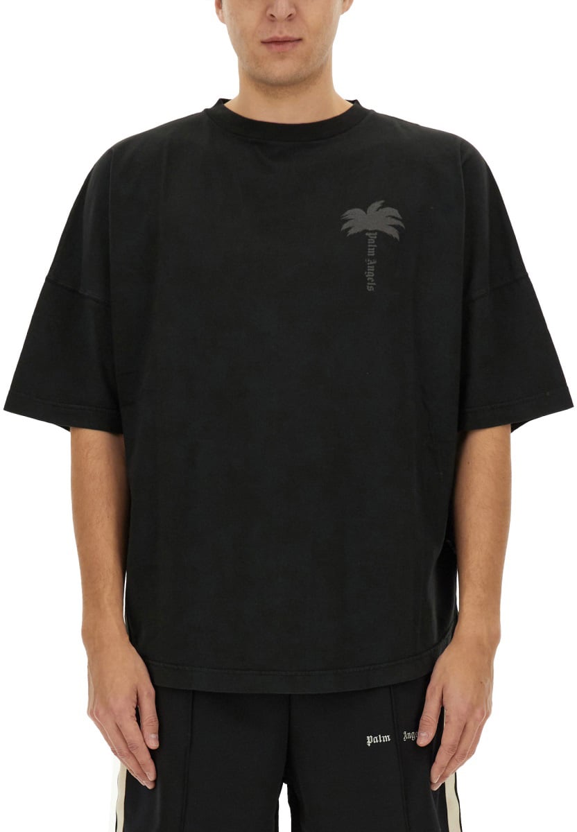 Palm Angels OVERSIZE T-SHIRT Zwart