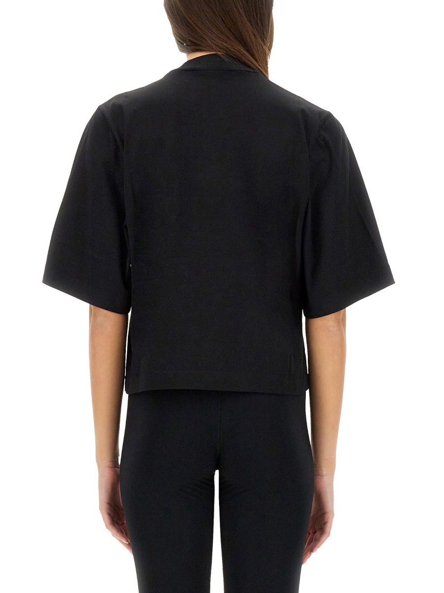 Palm Angels T-SHIRT WITH LOGO Zwart