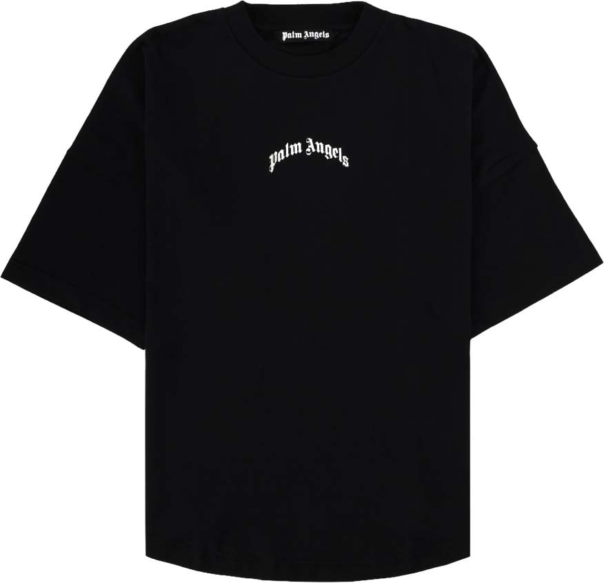 Palm Angels T-SHIRT IN COTONE Zwart