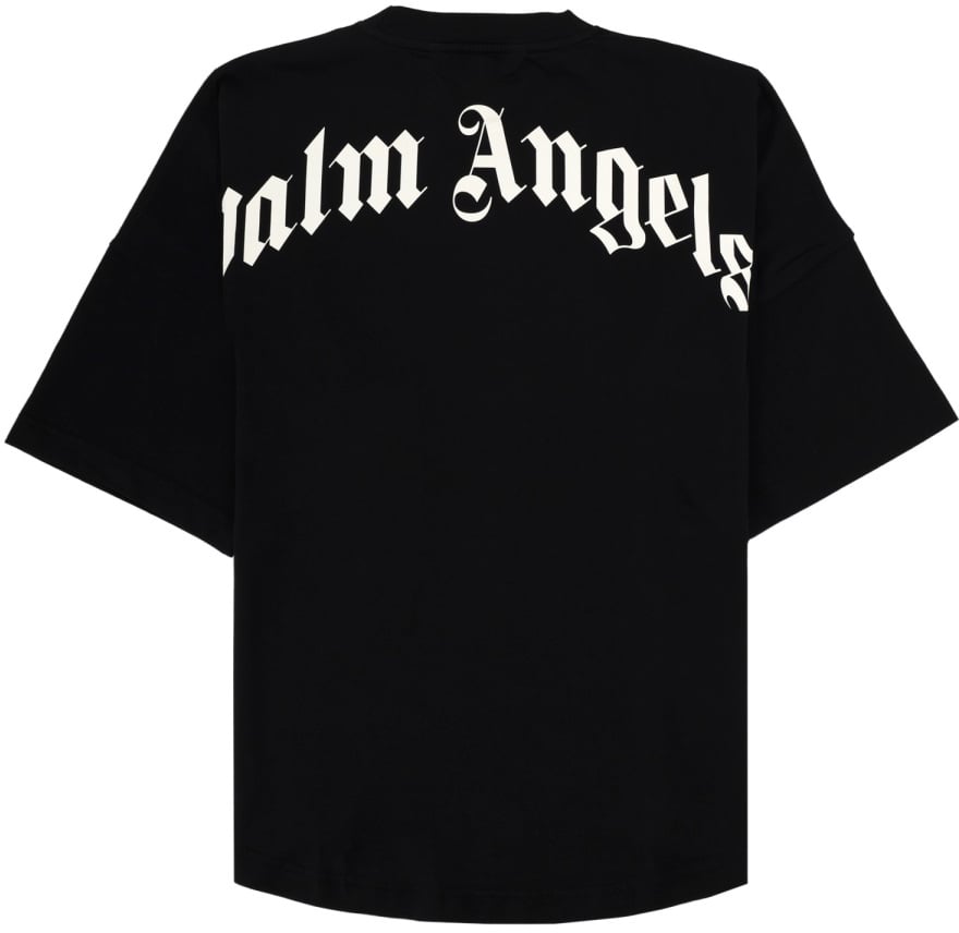 Palm Angels T-SHIRT IN COTONE Zwart