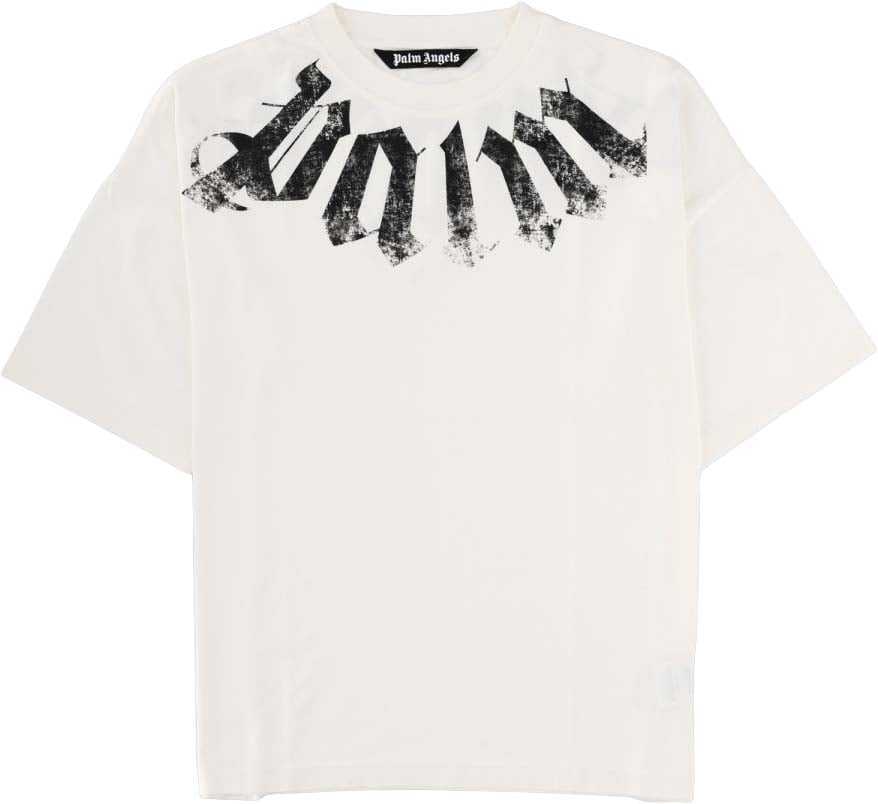 Palm Angels T-SHIRT CON LOGO Wit