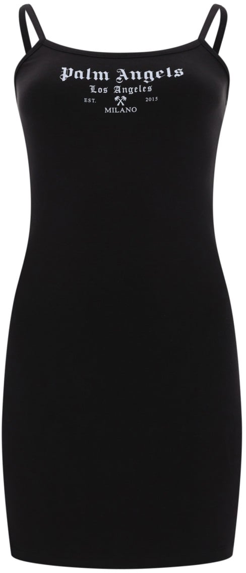 Palm Angels ABITO "MILAN LA" CON LOGO Zwart