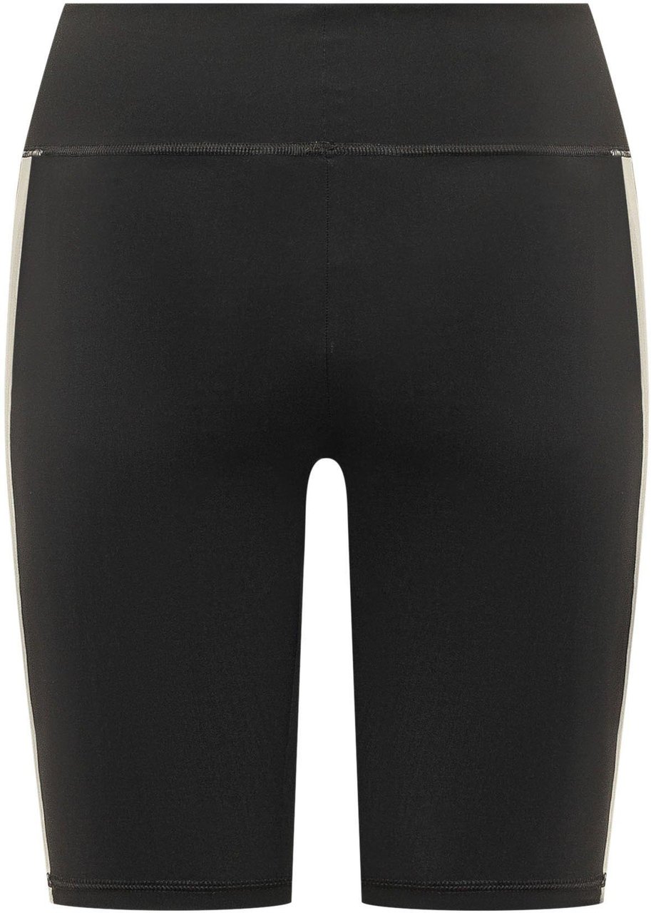 Palm Angels SHORTS TRACK BIKER CON LOGO Zwart
