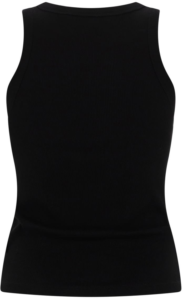 Palm Angels TOP CON LOGO Zwart