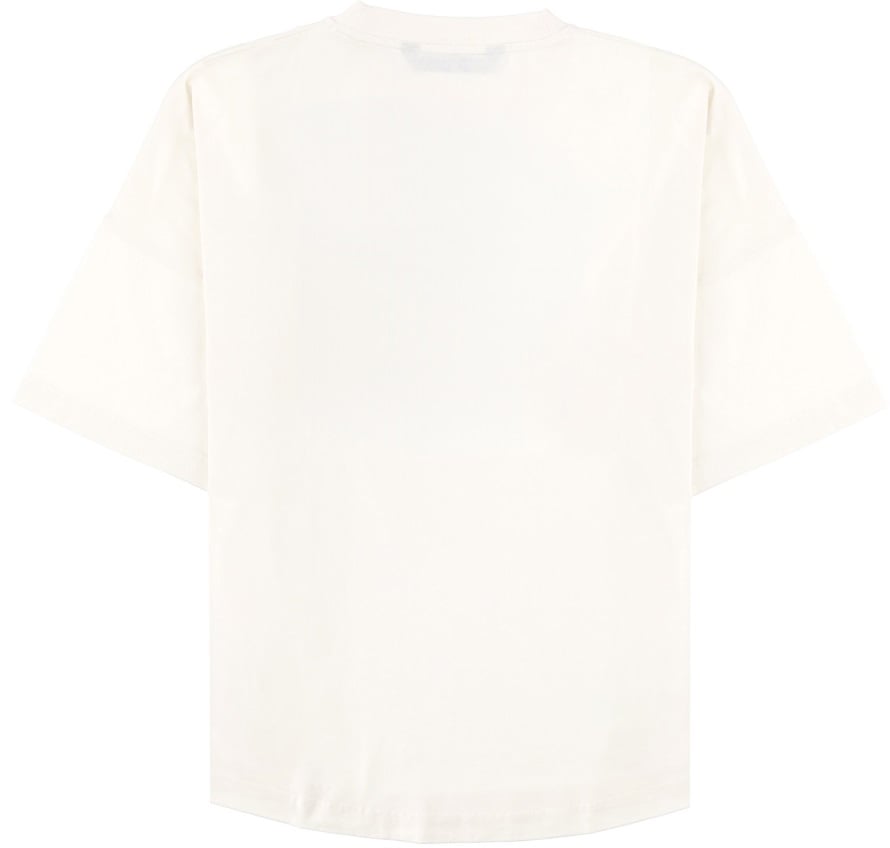 Palm Angels T-SHIRT IN COTONE Wit