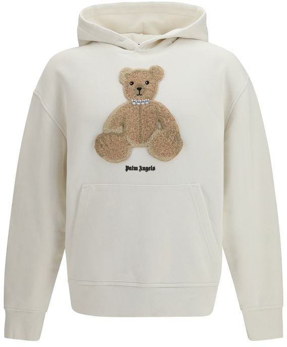 Palm Angels Beige Cotton Sweatshirt Beige