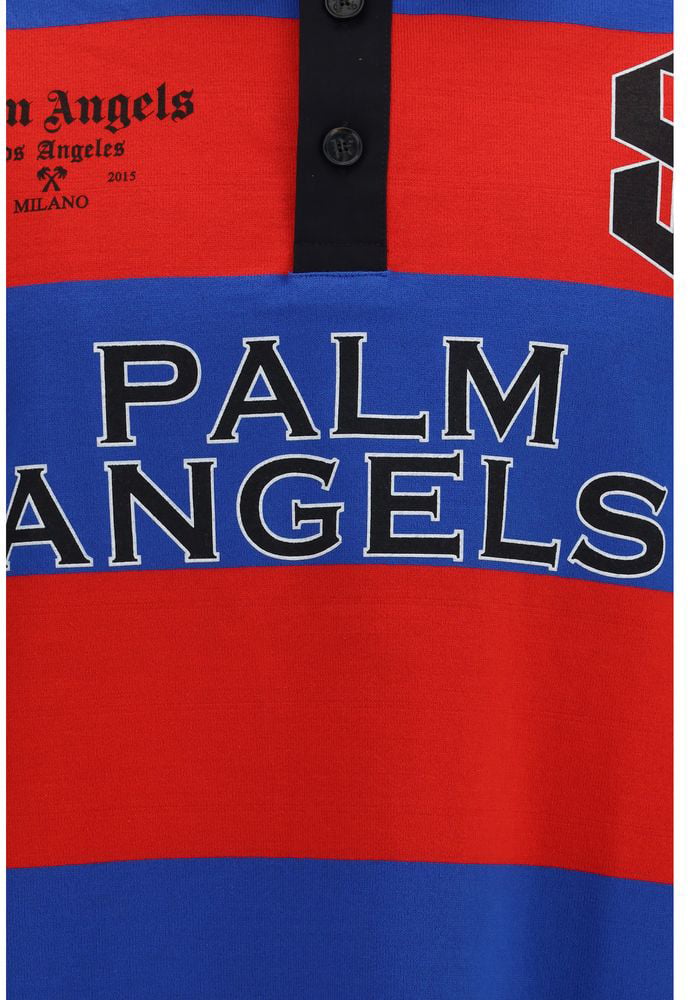 Palm Angels Multicolor Cotton Polo Shirt Divers