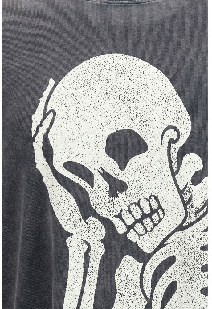 Palm Angels Black Cotton Shirt Zwart