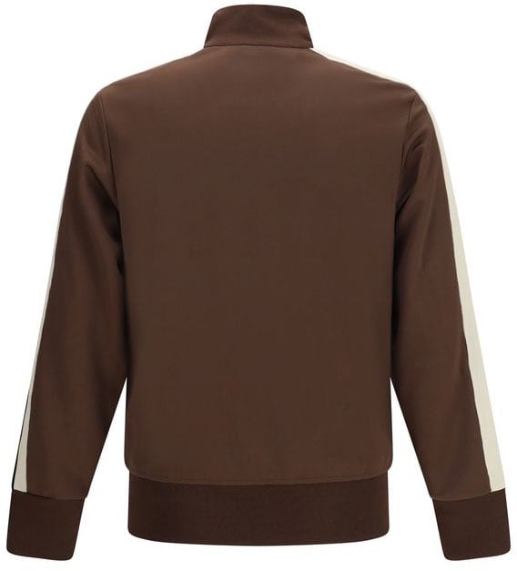 Palm Angels Palm Angels Brown Polyester Shell Jacket Bruin