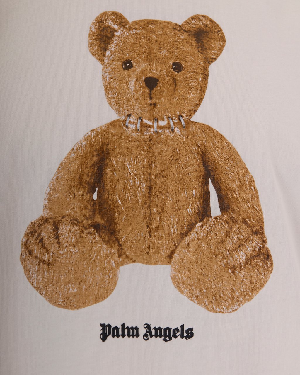 Palm Angels T-Shirts And Polos Off White Brown Wit