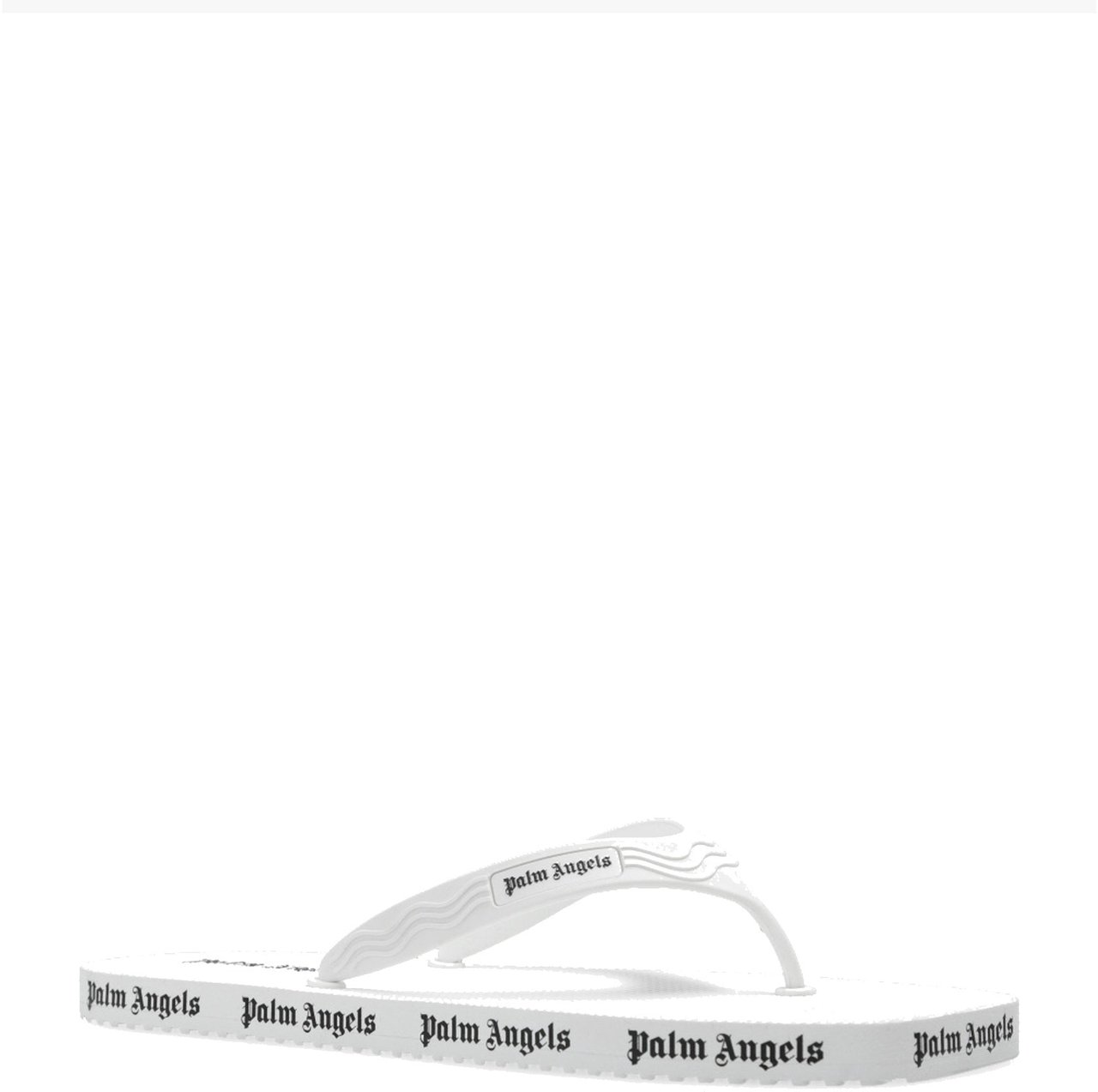 Palm Angels Flip Flop Slides Wit