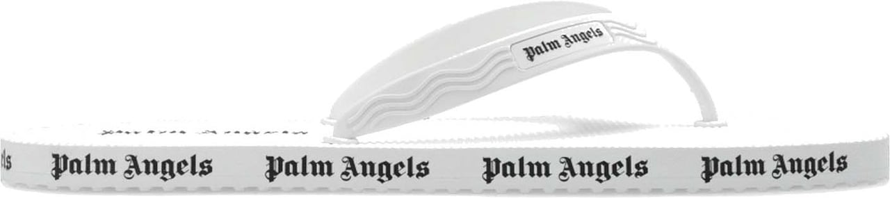 Palm Angels Flip Flop Slides Wit