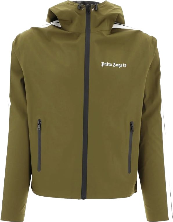 Palm Angels Palm Angels Bicolor Polyethylene Full-Length Jacket Divers