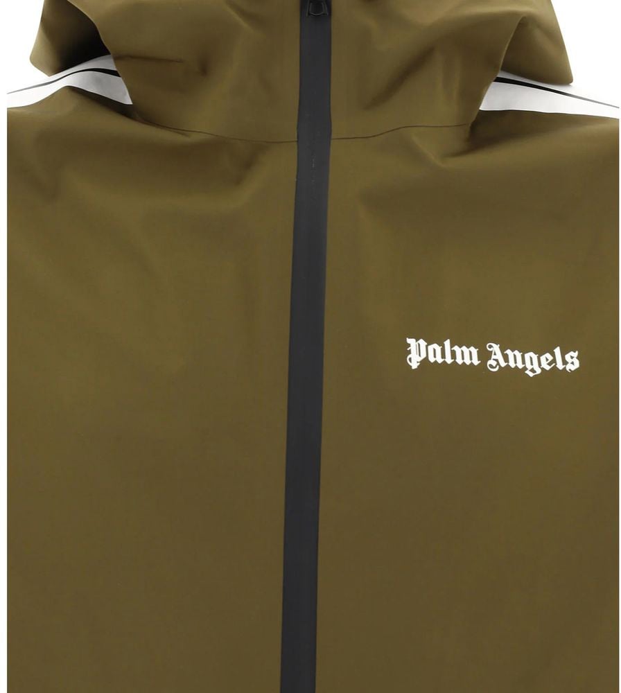 Palm Angels Palm Angels Bicolor Polyethylene Full-Length Jacket Divers