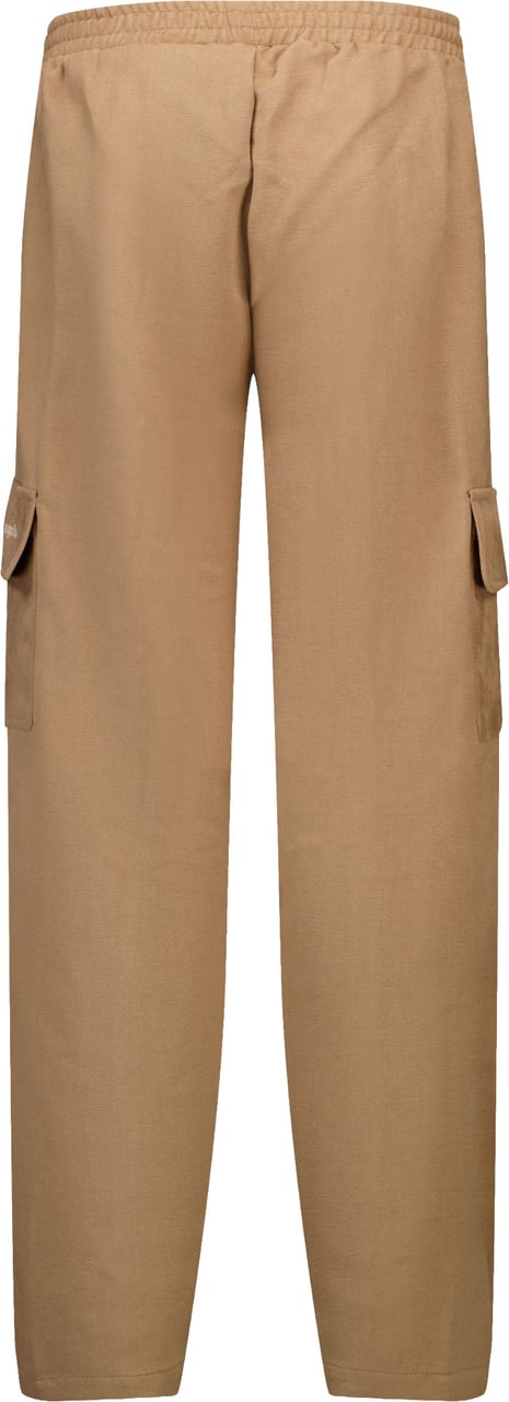 Palm Angels Kinder Unisex Broek In Beige Beige