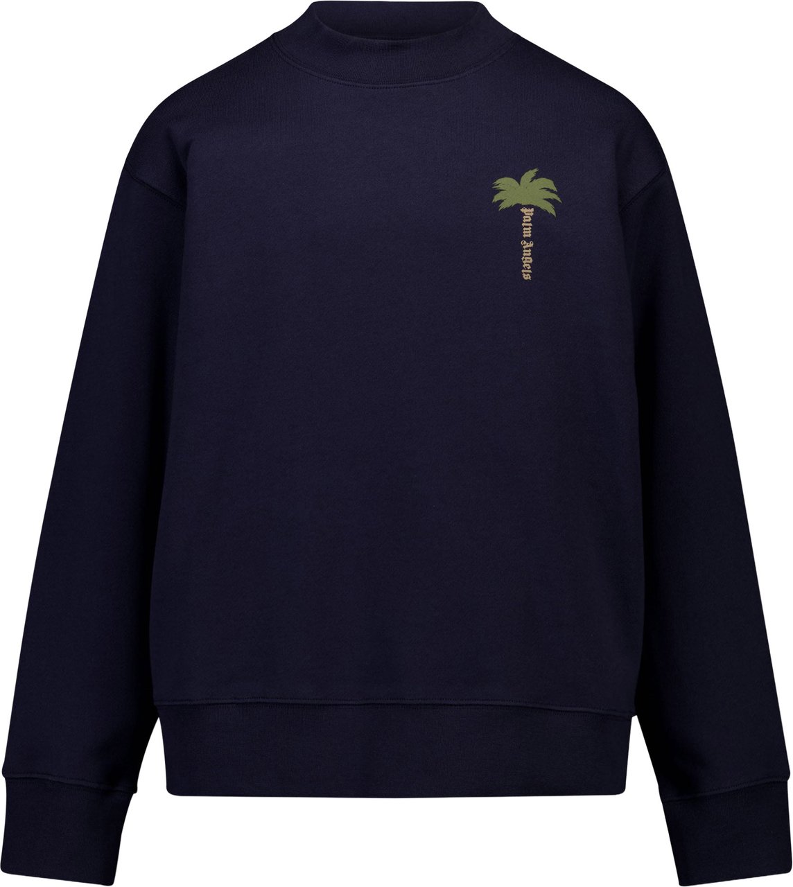 Palm Angels Kinder Unisex Trui In Navy Blauw