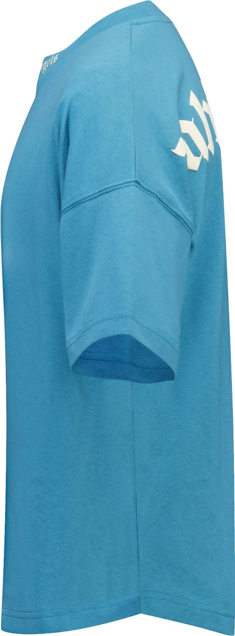 Palm Angels Kinder Jongens T-Shirt In Petrol Groen