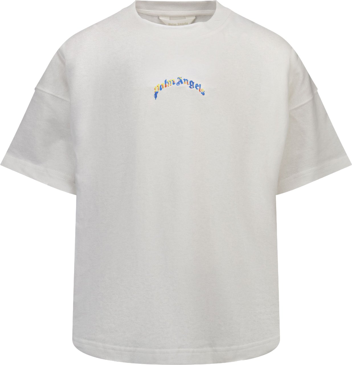 Palm Angels Kinder Unisex T-Shirt In Wit Wit