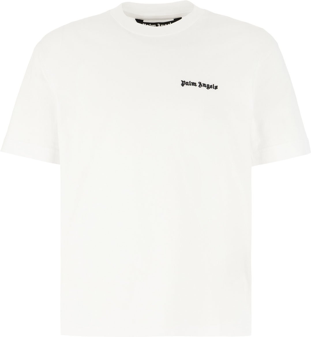 Palm Angels White cotton t-shirt set Wit
