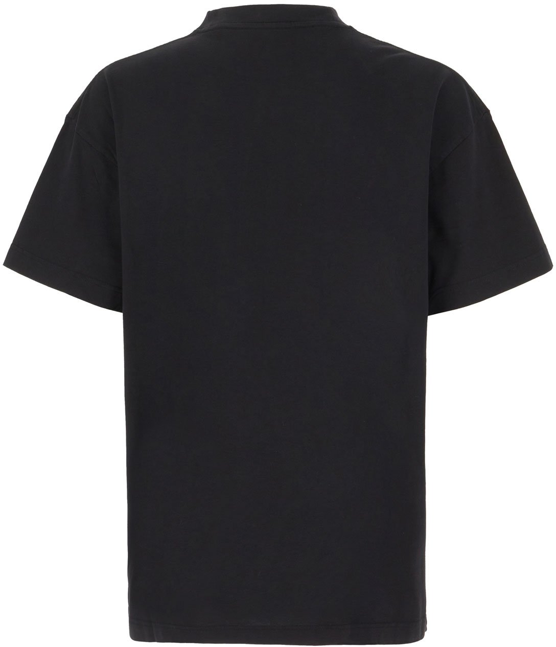 Palm Angels Black cotton t-shirt Zwart