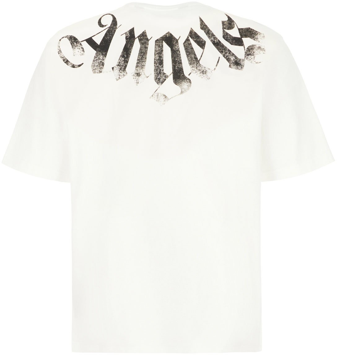 Palm Angels Chalk cotton t-shirt Neutraal