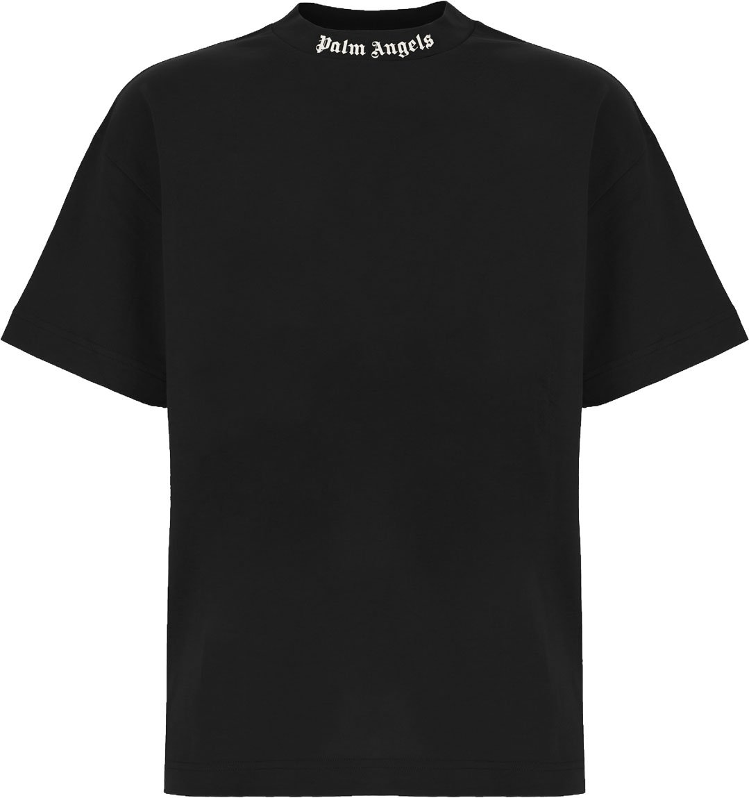 Palm Angels Black cotton t-shirt Zwart