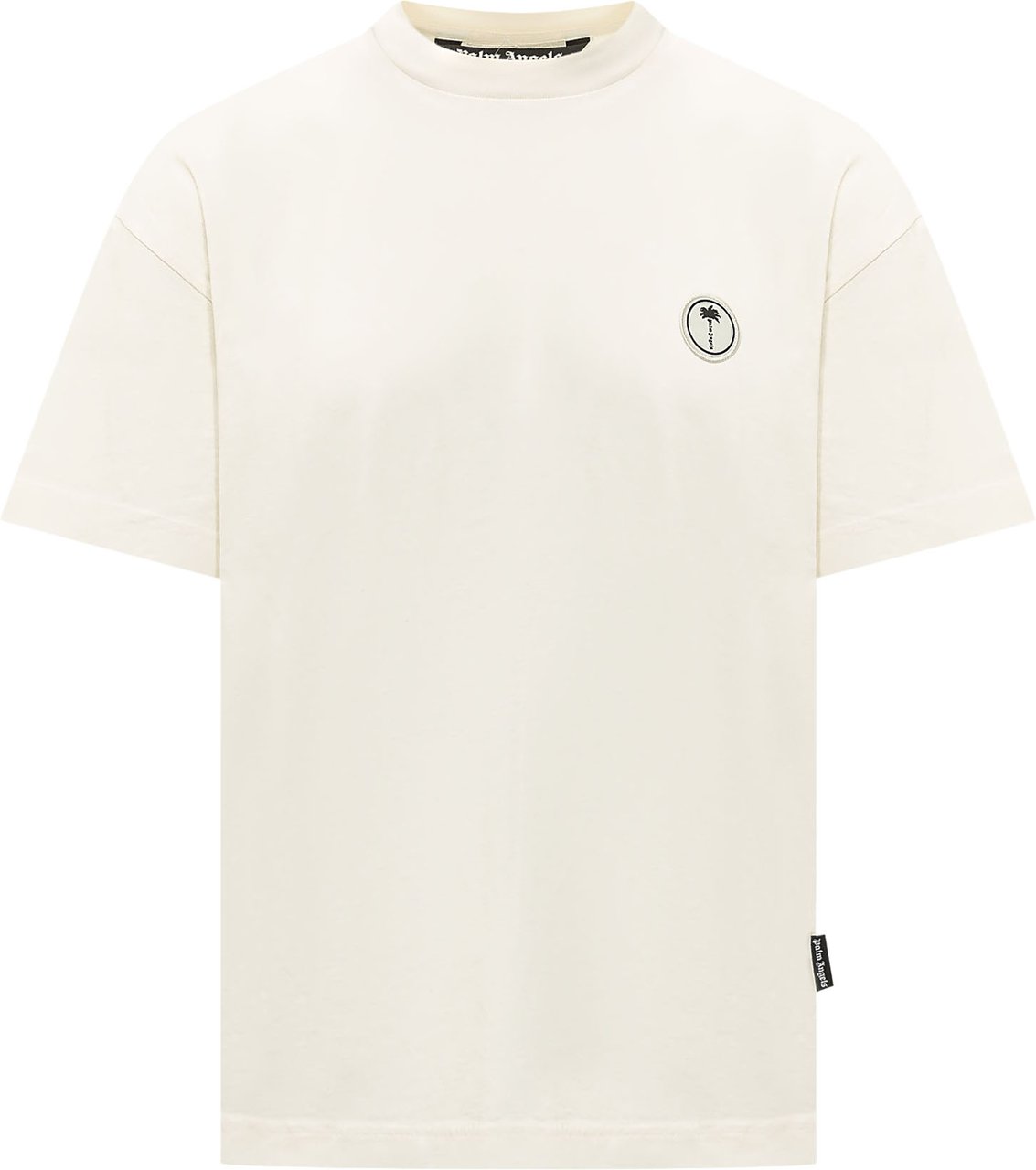 Palm Angels T-shirt Regular con Logo Wit