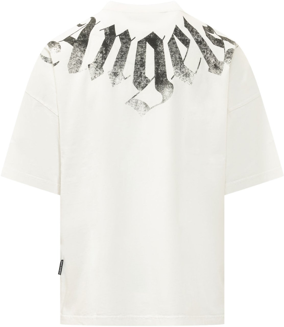 Palm Angels T-shirt con Logo ad Arco Wit