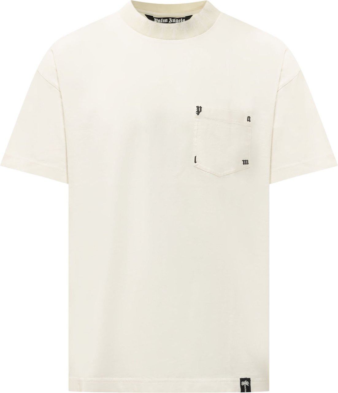 Palm Angels T-shirt con Taschino Wit