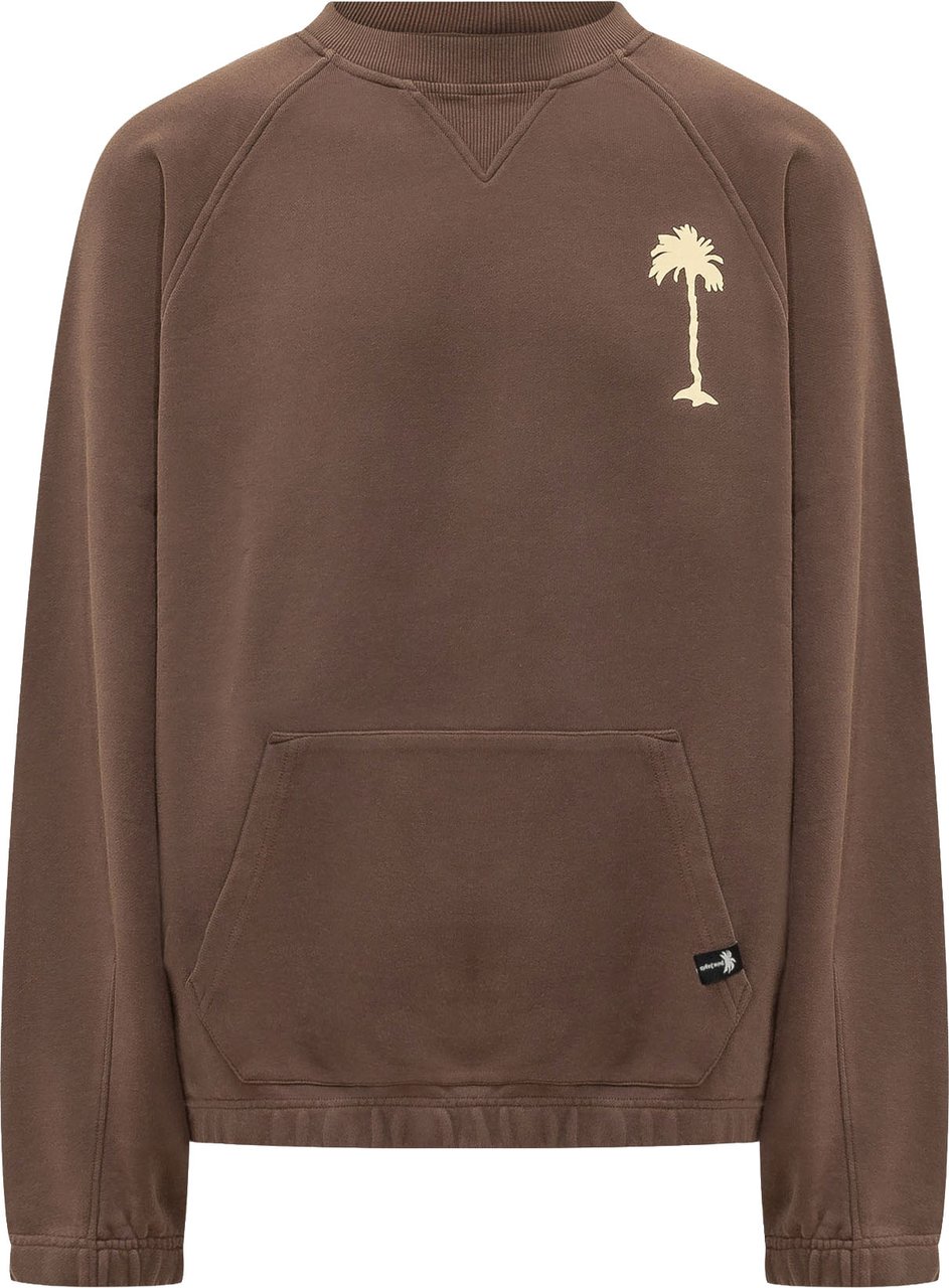 Palm Angels Felpa Feel High Reg Crew Bruin