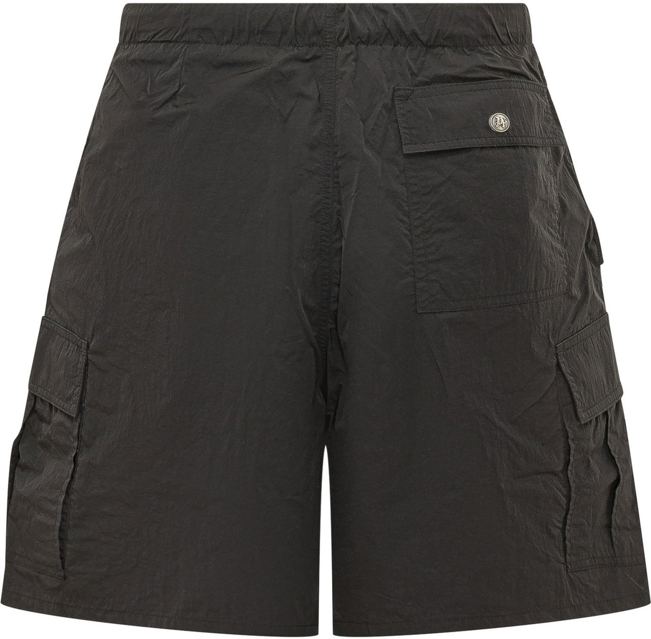 Palm Angels Short Cargo con Tasche Applicate Donkergrijs