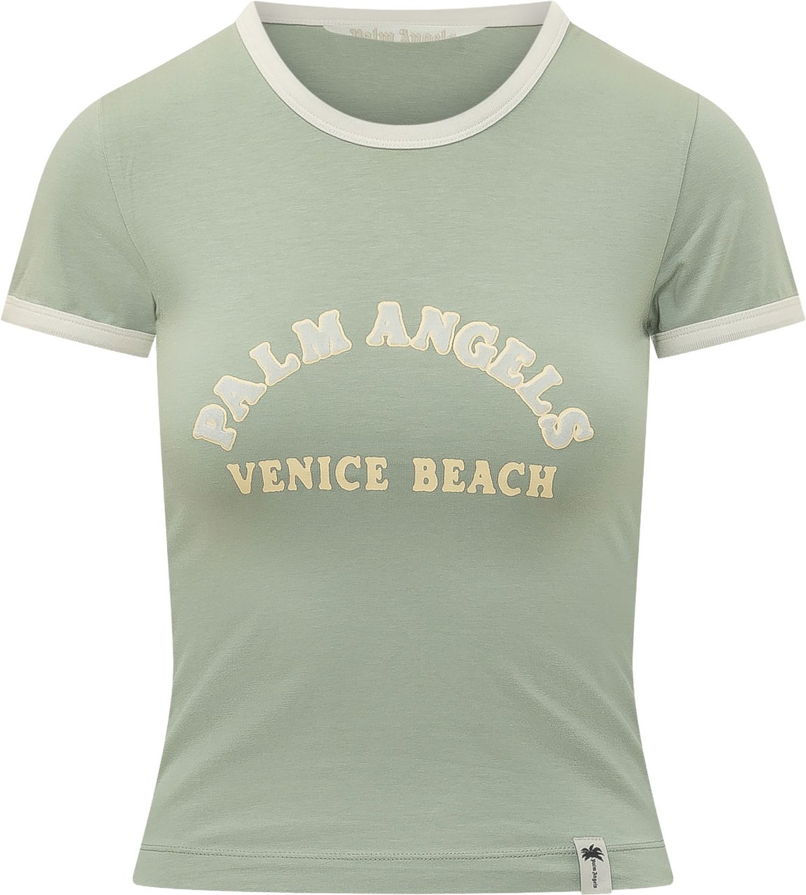 Palm Angels T-shirt Cali Vibes Slim Lime