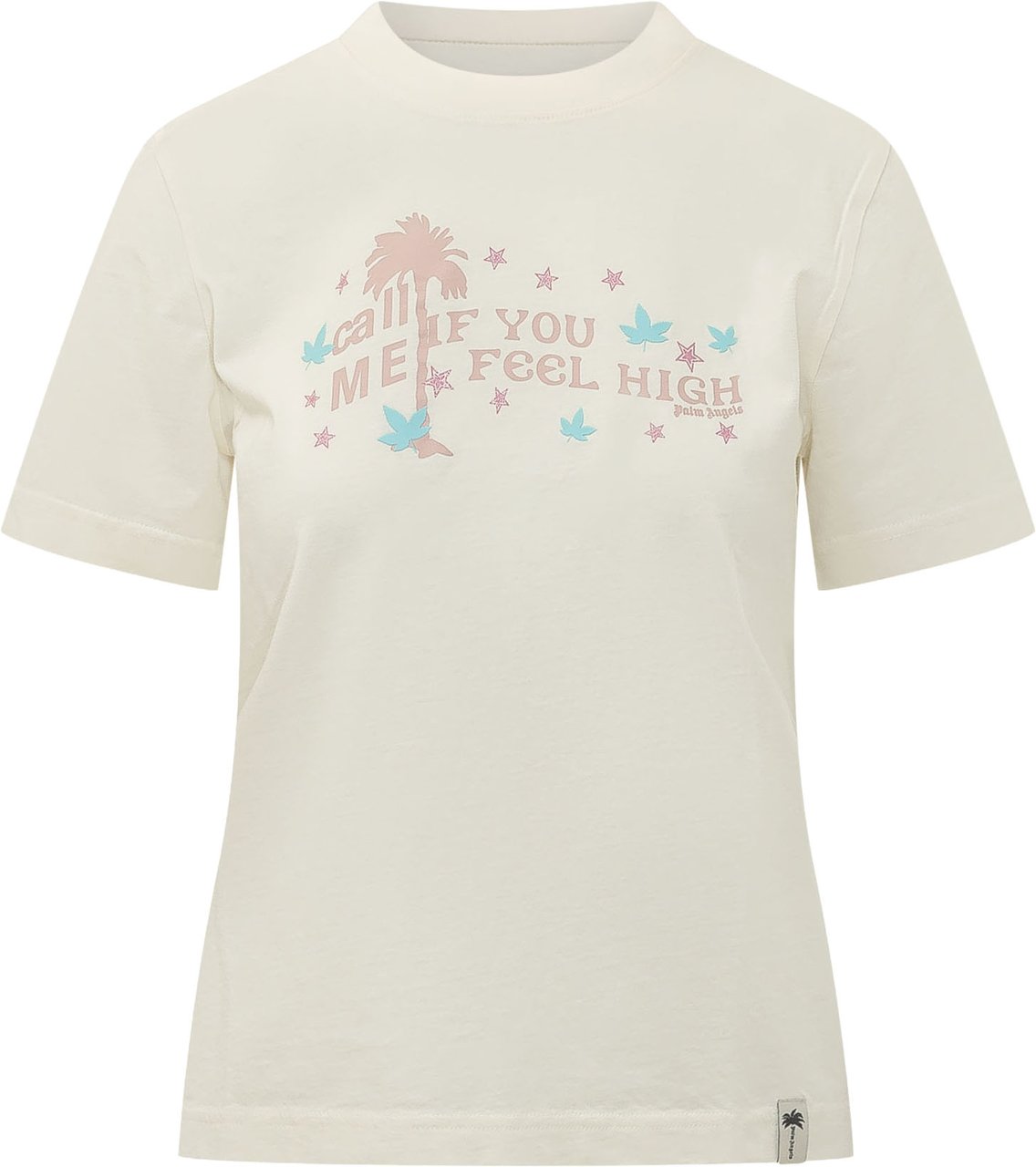 Palm Angels T-shirt Feel High Reg Wit