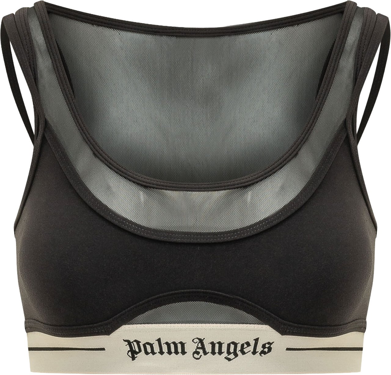 Palm Angels Top Logo Active Zwart