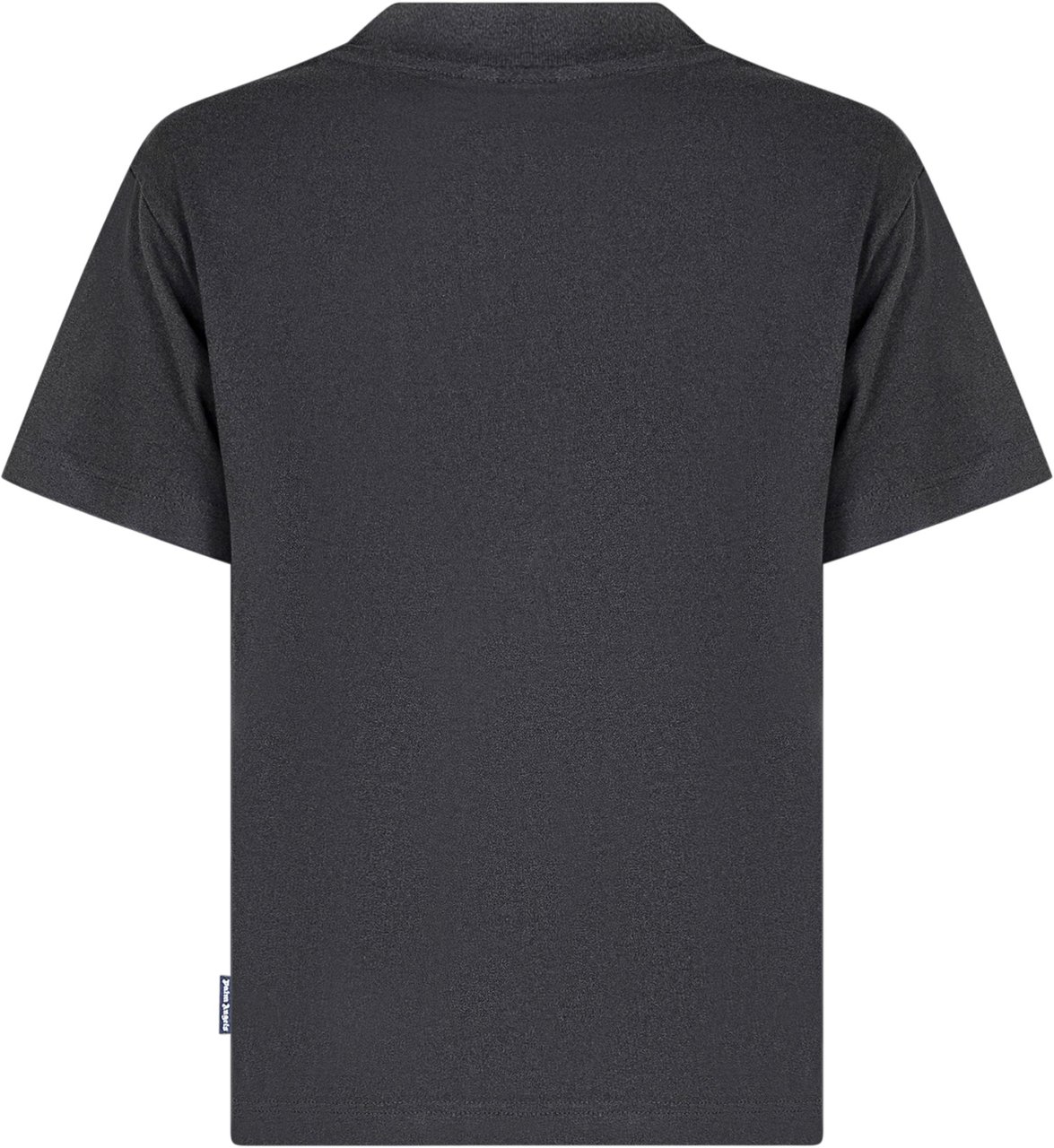 Palm Angels T-shirt Nera con Logo al Collo Palm Angels Kids Zwart