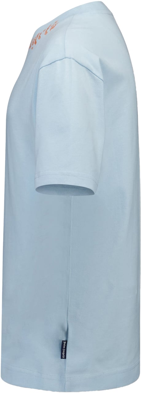 Palm Angels Palm Angels Kinder Jongens T-Shirt In Licht Blauw Blauw