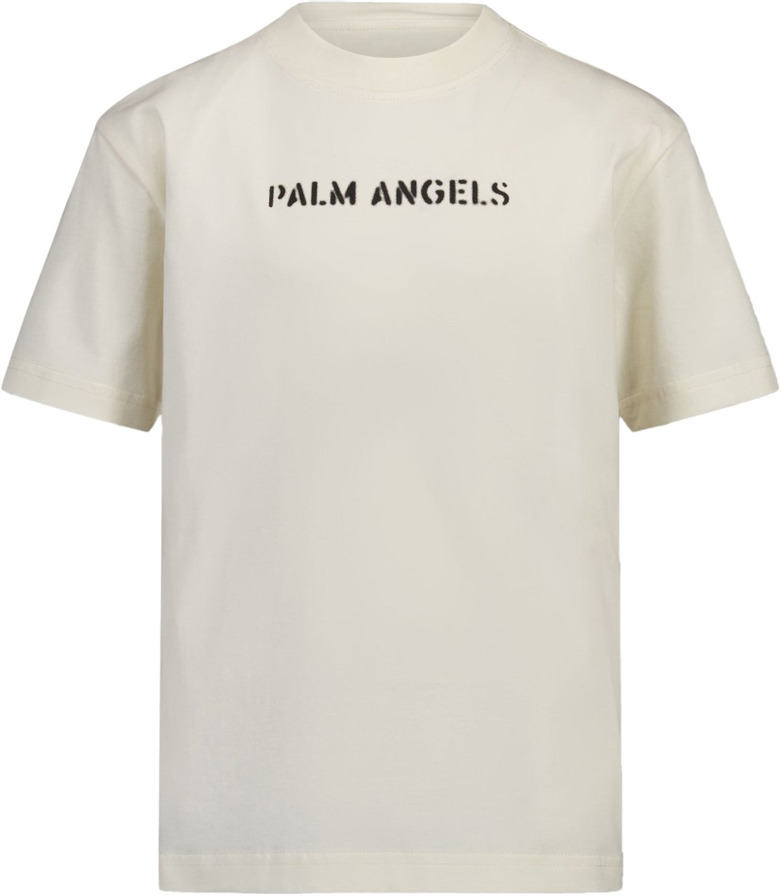 Palm Angels Palm Angels Kinder Jongens T-Shirt In Off White Wit