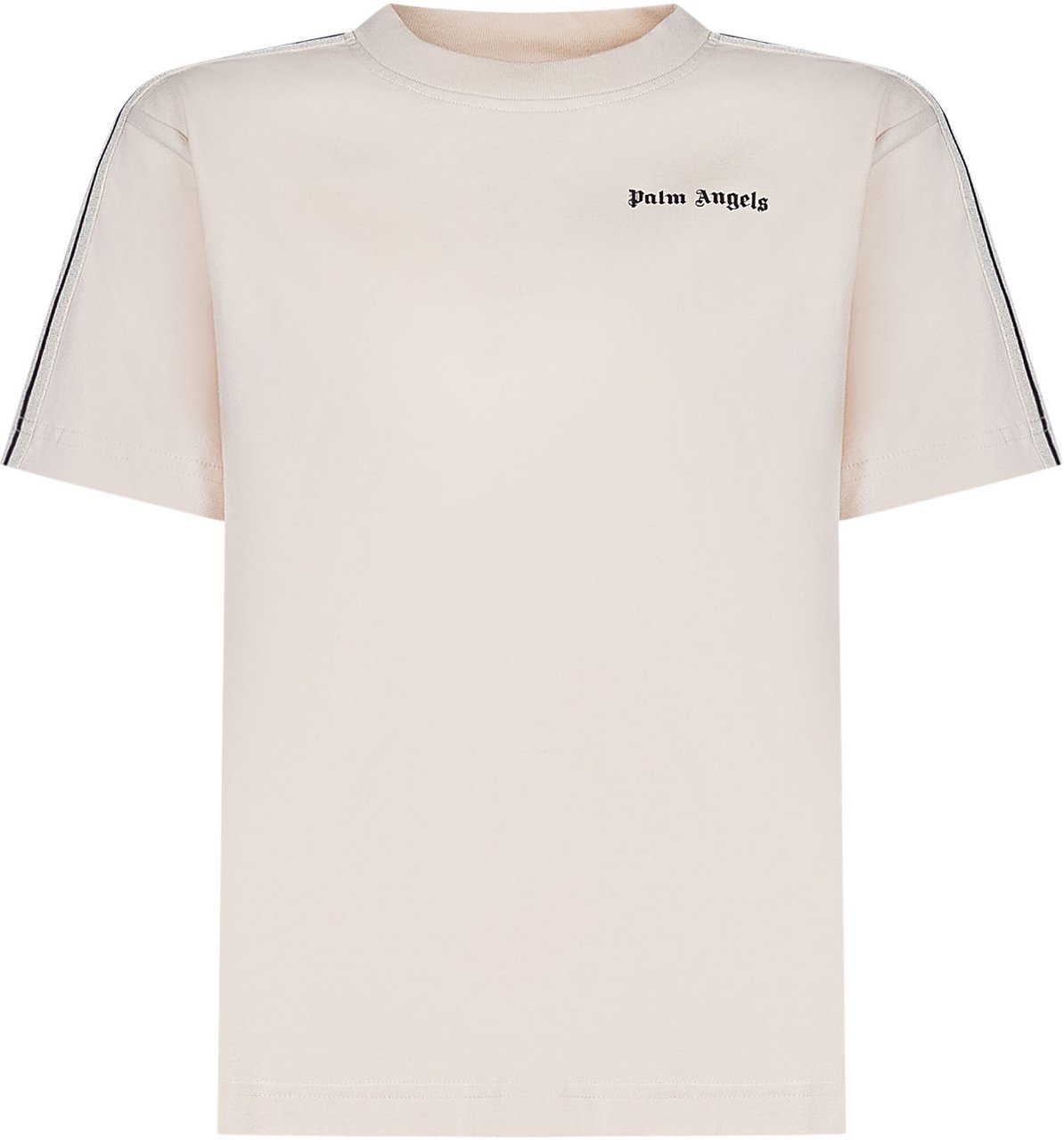 Palm Angels T-shirt Minitrack con Logo Wit
