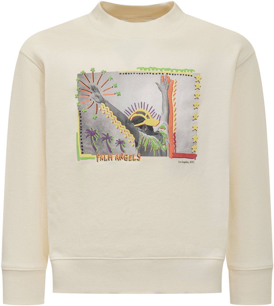 Palm Angels Felpa Beige