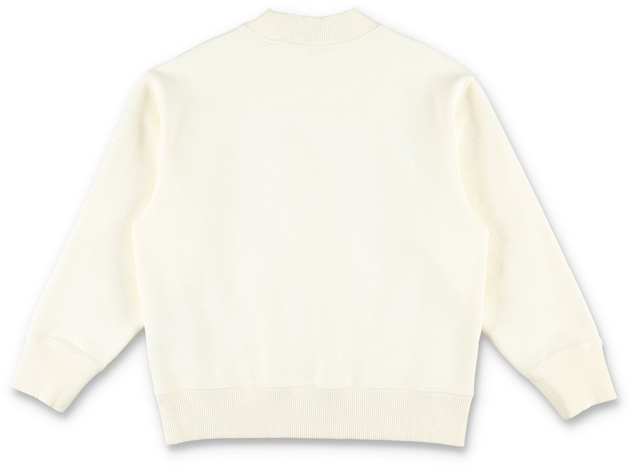 Palm Angels Fleece Palm Bianco Wit
