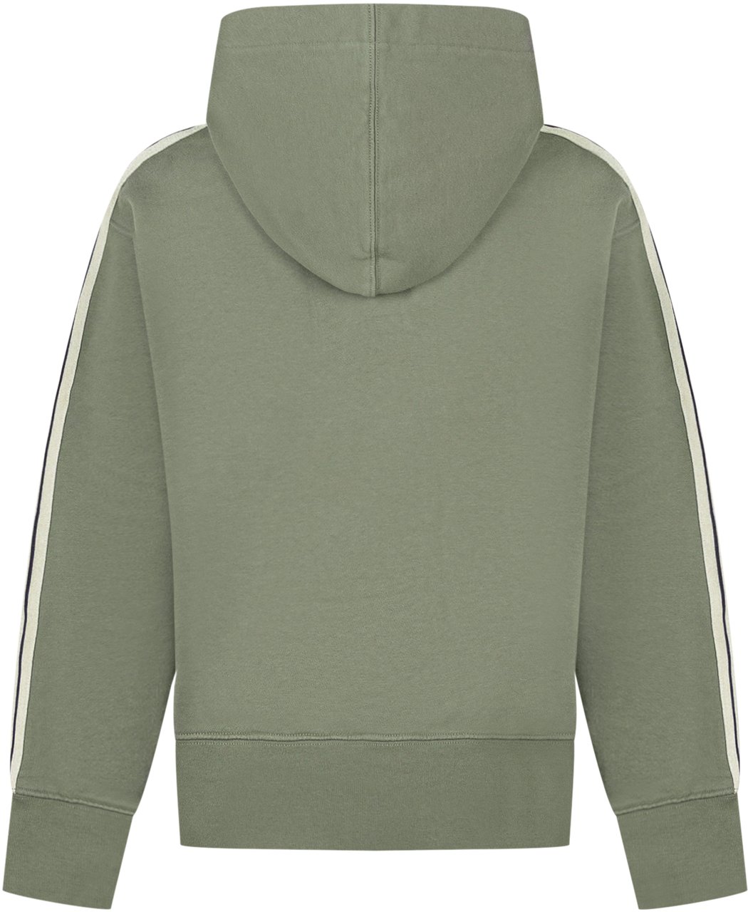Palm Angels Palm Angels Felpa con Cappuccio Verde in Cotone Groen