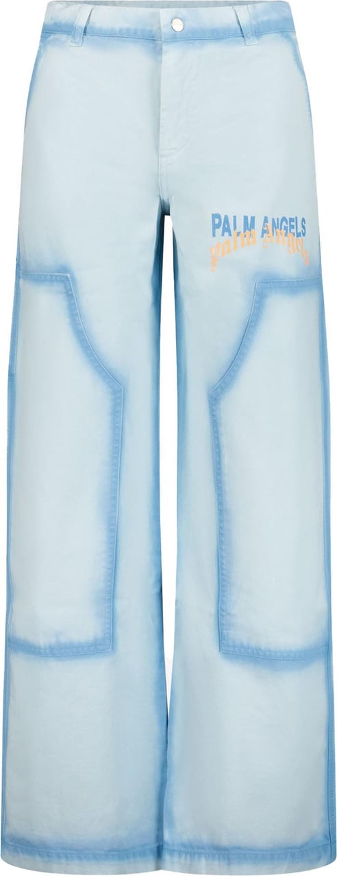 Palm Angels Palm Angels Kinder Jongens Broek In Licht Blauw Blauw