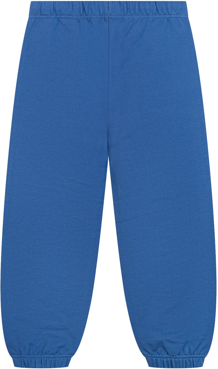 Palm Angels Pantaloni Jogger con Stampa Logo Blauw