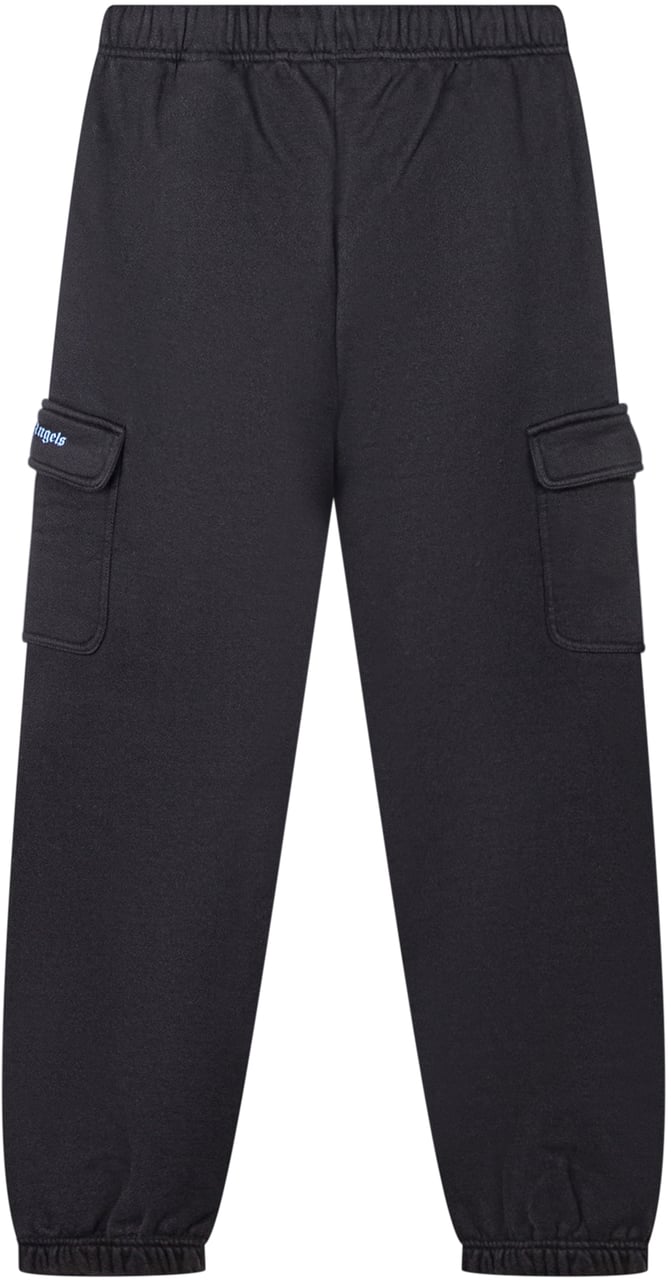 Palm Angels Pantaloni Cargo Neri Palm Angels Kids Zwart
