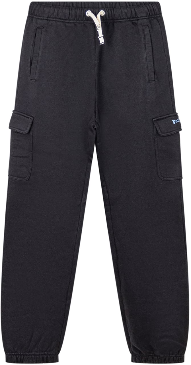 Palm Angels Pantaloni Cargo Neri Palm Angels Kids Zwart