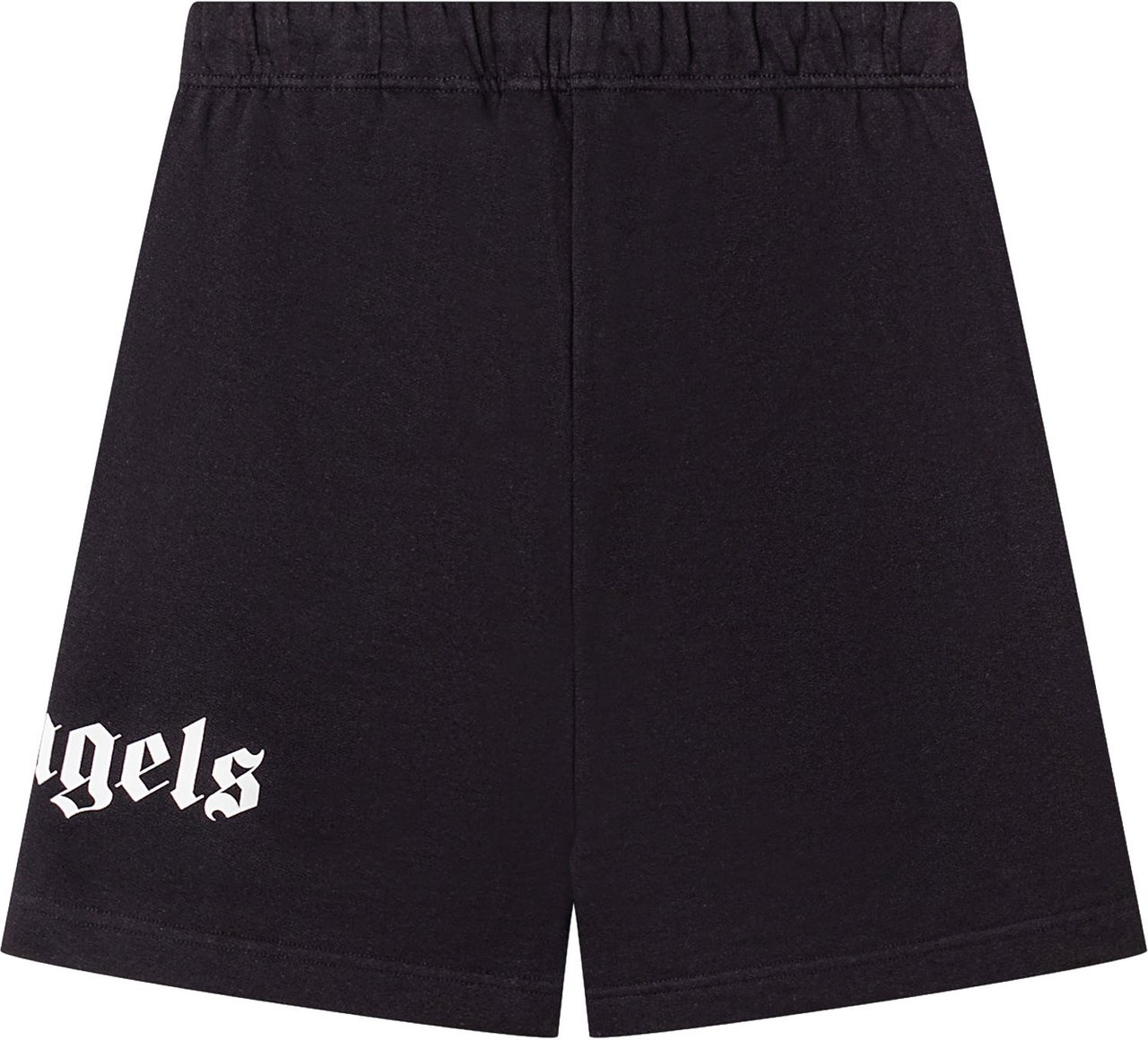 Palm Angels Pantaloni Corti Jogger con Stampa Logo Zwart