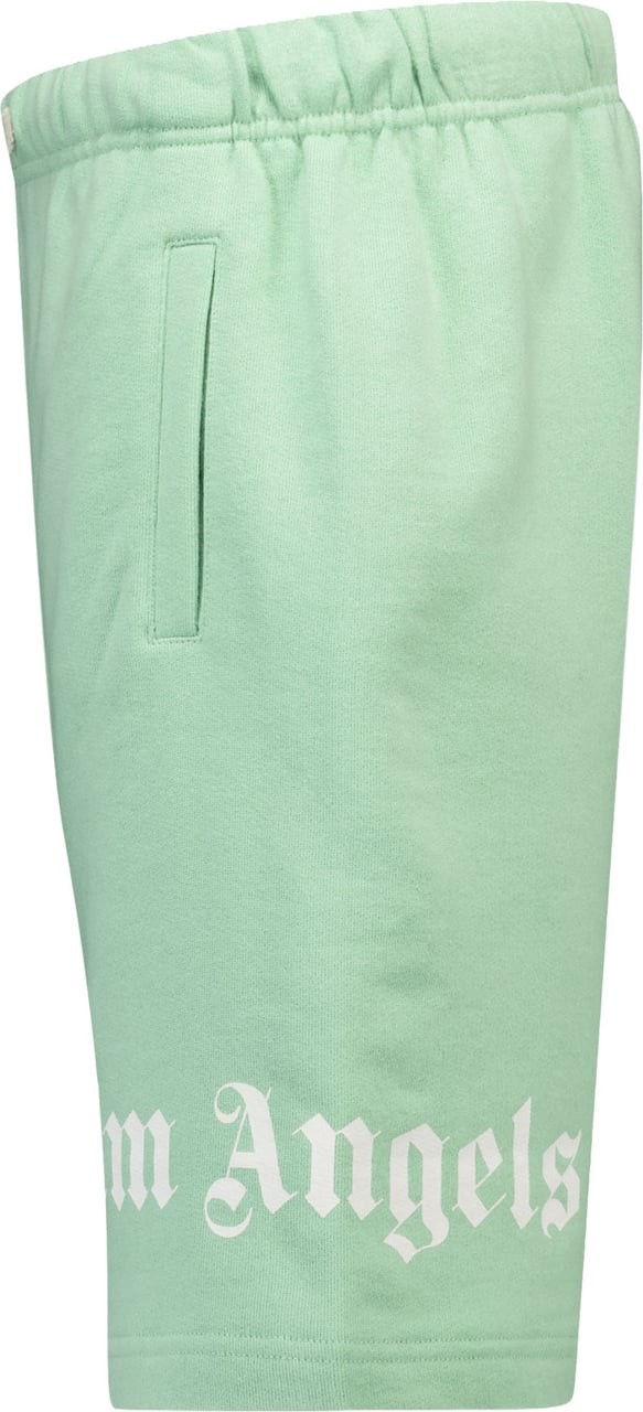 Palm Angels Kinder Jongens Shorts In Groen Groen
