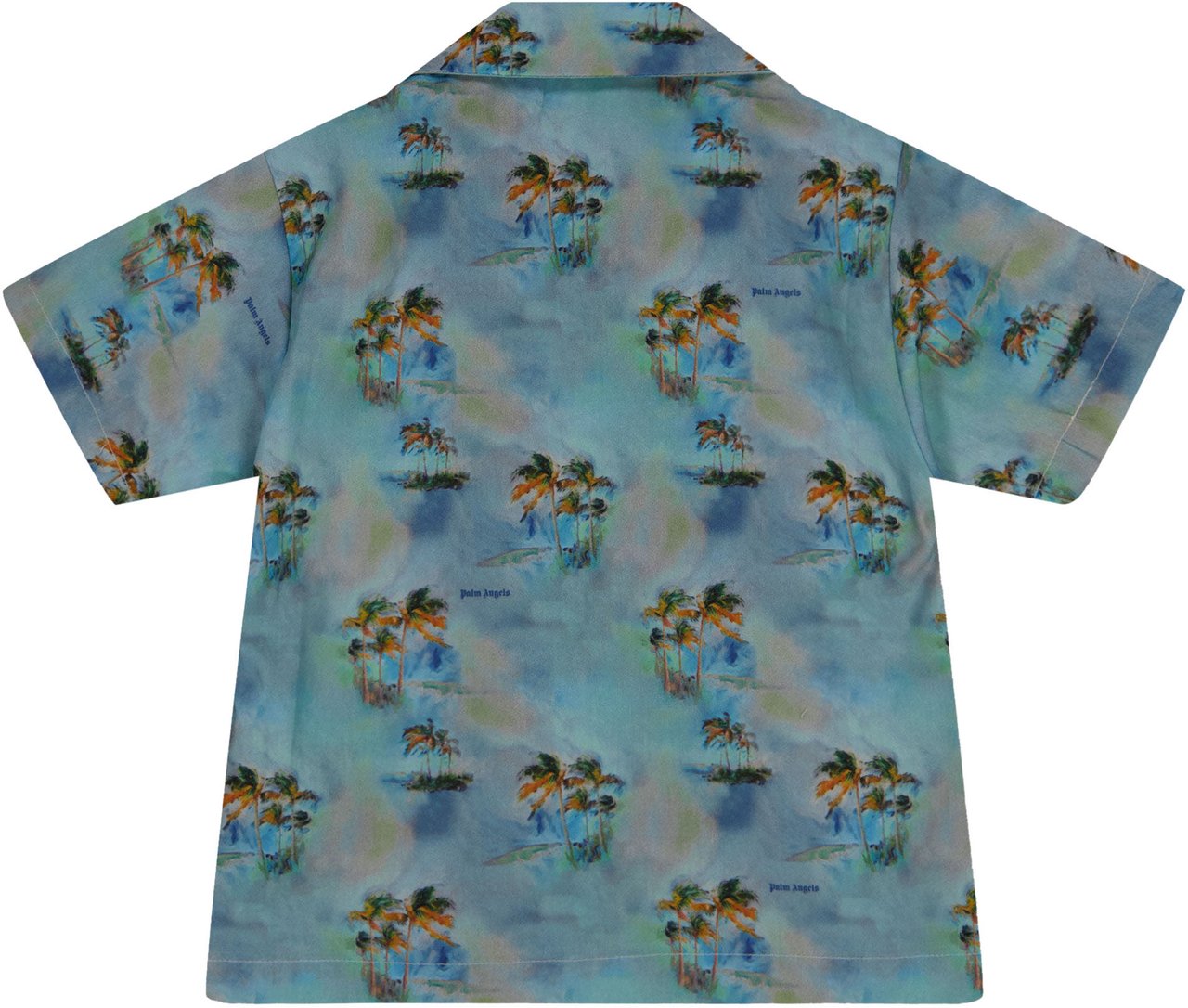 Palm Angels Palm Angels Baby Jongens Blouse In Licht Blauw Blauw